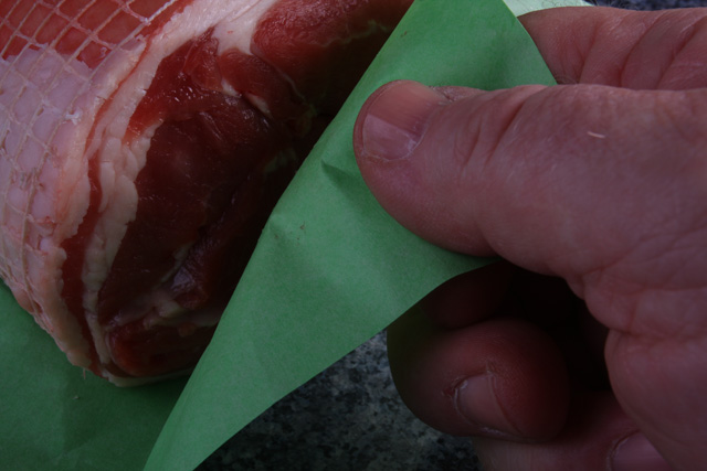 Meat Saver Paper with joint in green